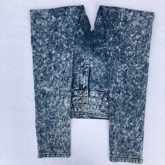 Iris Jeans Acid Wash Modern Vintage High Waist 7 - Picture 5 of 8